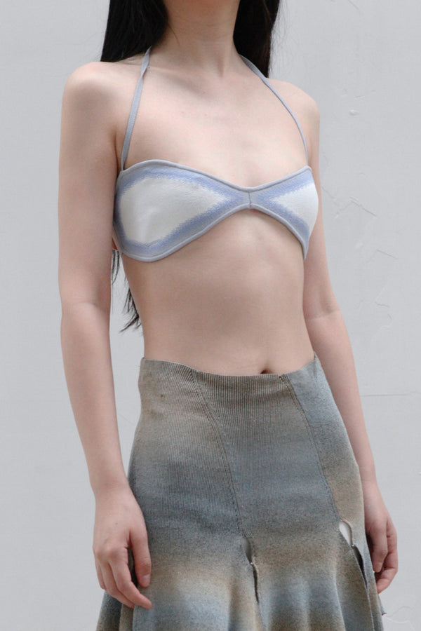 NAN KNITS gradient 22051770 gray white